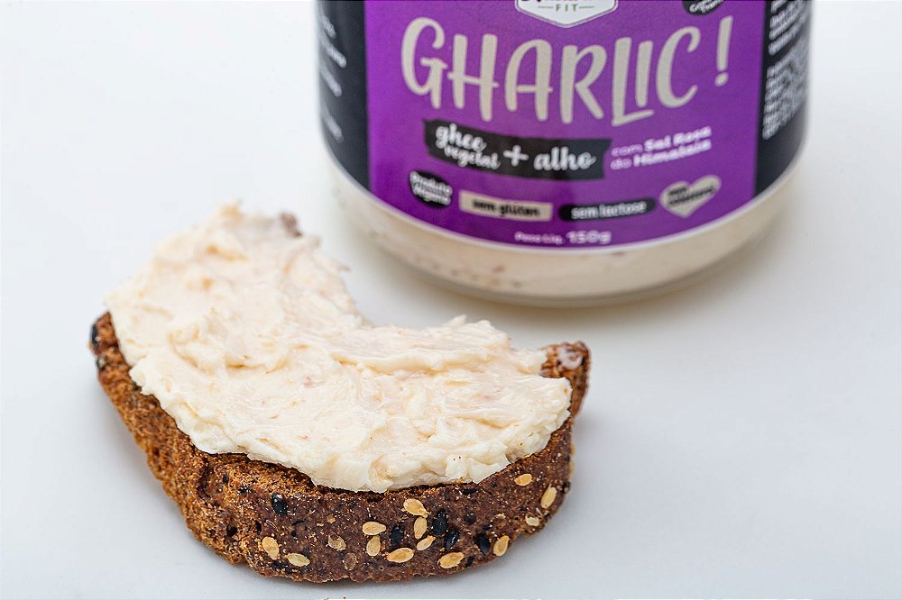 Ghee Vegetal Alho Natural Fit produtos sem glúten, lactose e low carb