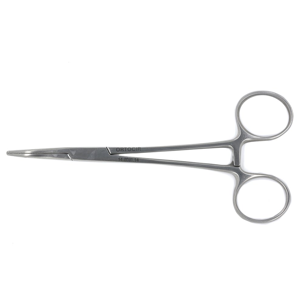 Pinça Kelly, Hemostática, Curva, 14,0cm - Ortocir - Soluções eficazes ...