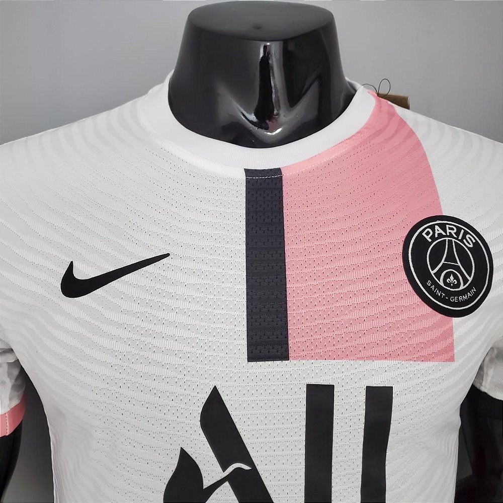 Nova Camisa Edição Jogador PSG 2 Branca e Rosa 2021 / 2022 - 021 Sport