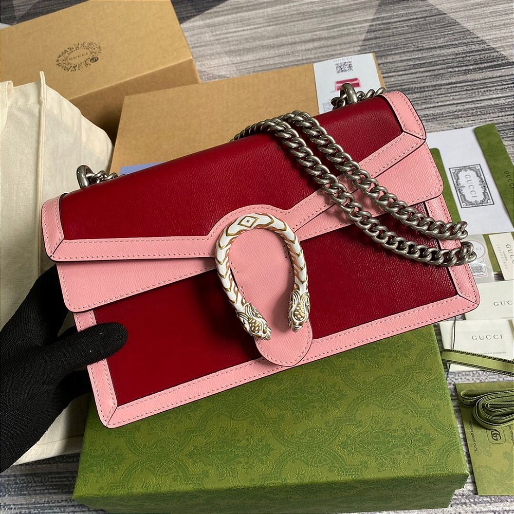 gucci dionysus pink bolsa