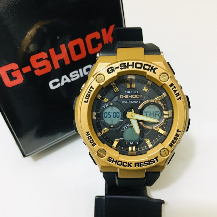 g shock metal dourado