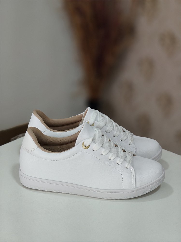 TÊNIS CASUAL FEMININO MODARE BRANCO ZAD SHOES