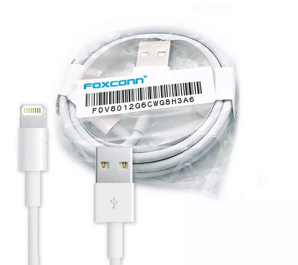 Cabo Carregador Carga Rápida Dados Lightning Cable USB 1M para Foxconn  iPhone 6s Até iPhone 13 pro MAX - Mania de Épow - Apple Specialist .