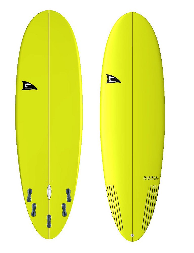 Prancha de Surf mini tank hibrida alternativa - Outline Surfboards