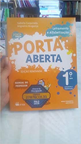 Porta aberta 1 ano letramento e alfabetizacao livro do mestre Isabela ...