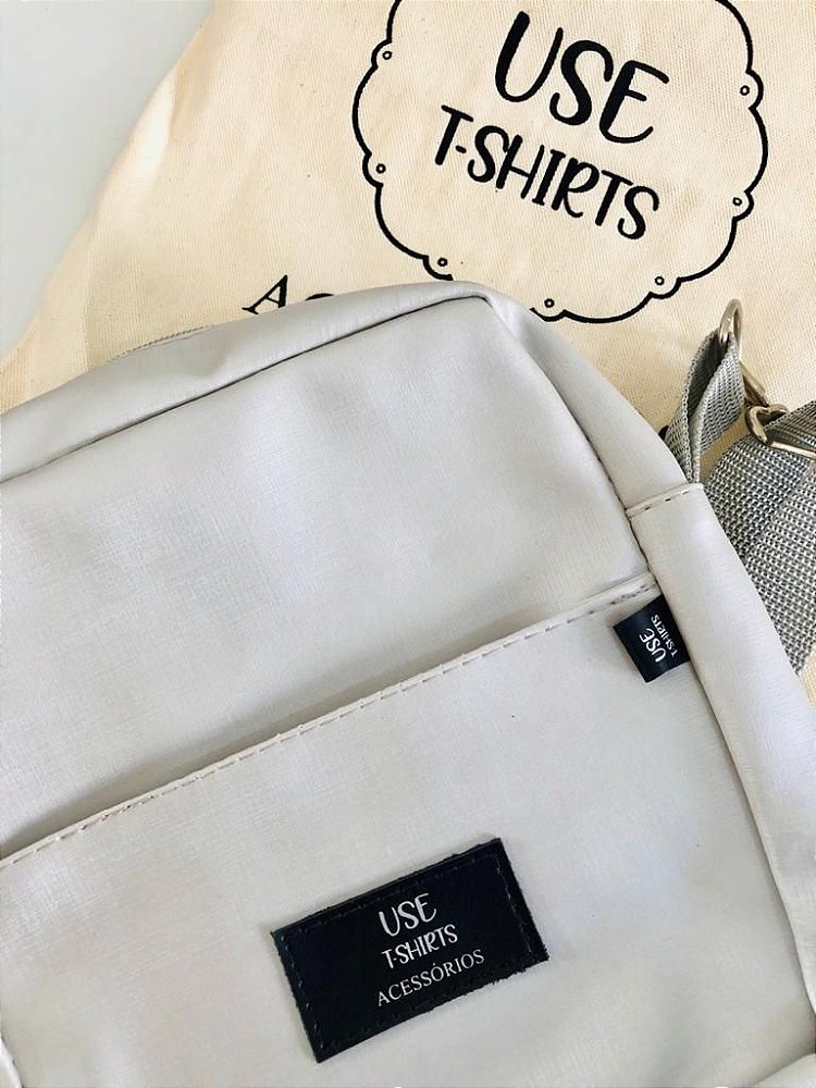 shoulder bolsa prata