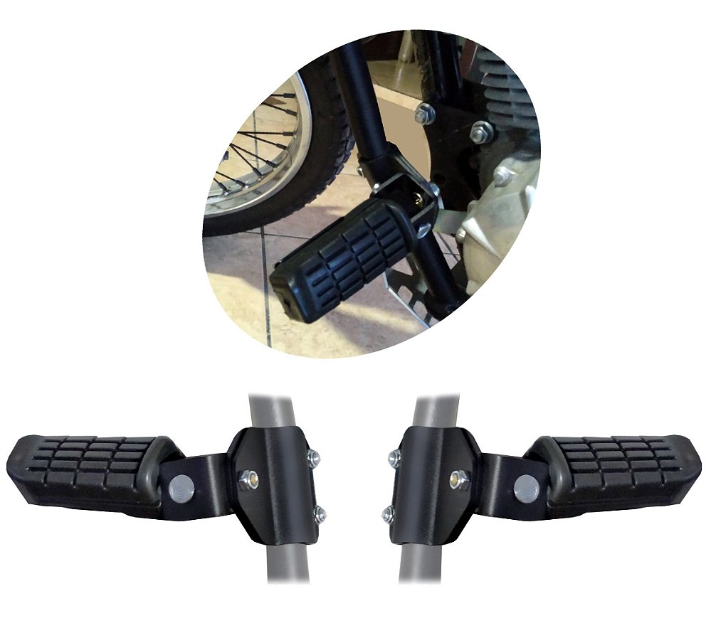 Pedaleira Universal Com Suporte para Protetor Motor Carenagem Mata ...