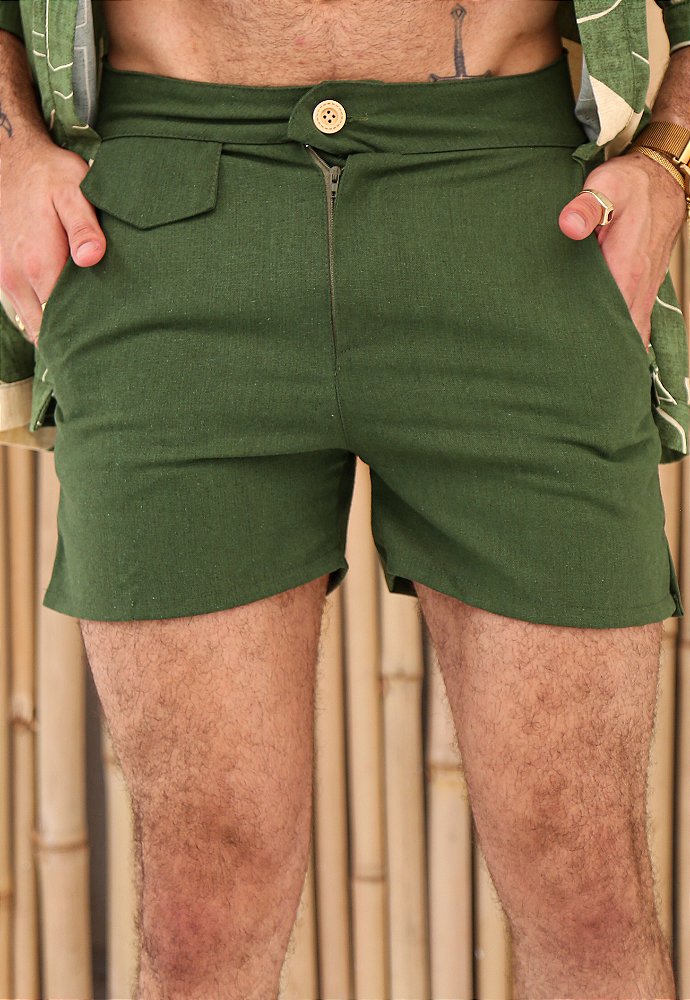 Short verde militar: Encontre Promoções e o Menor Preço No Zoom