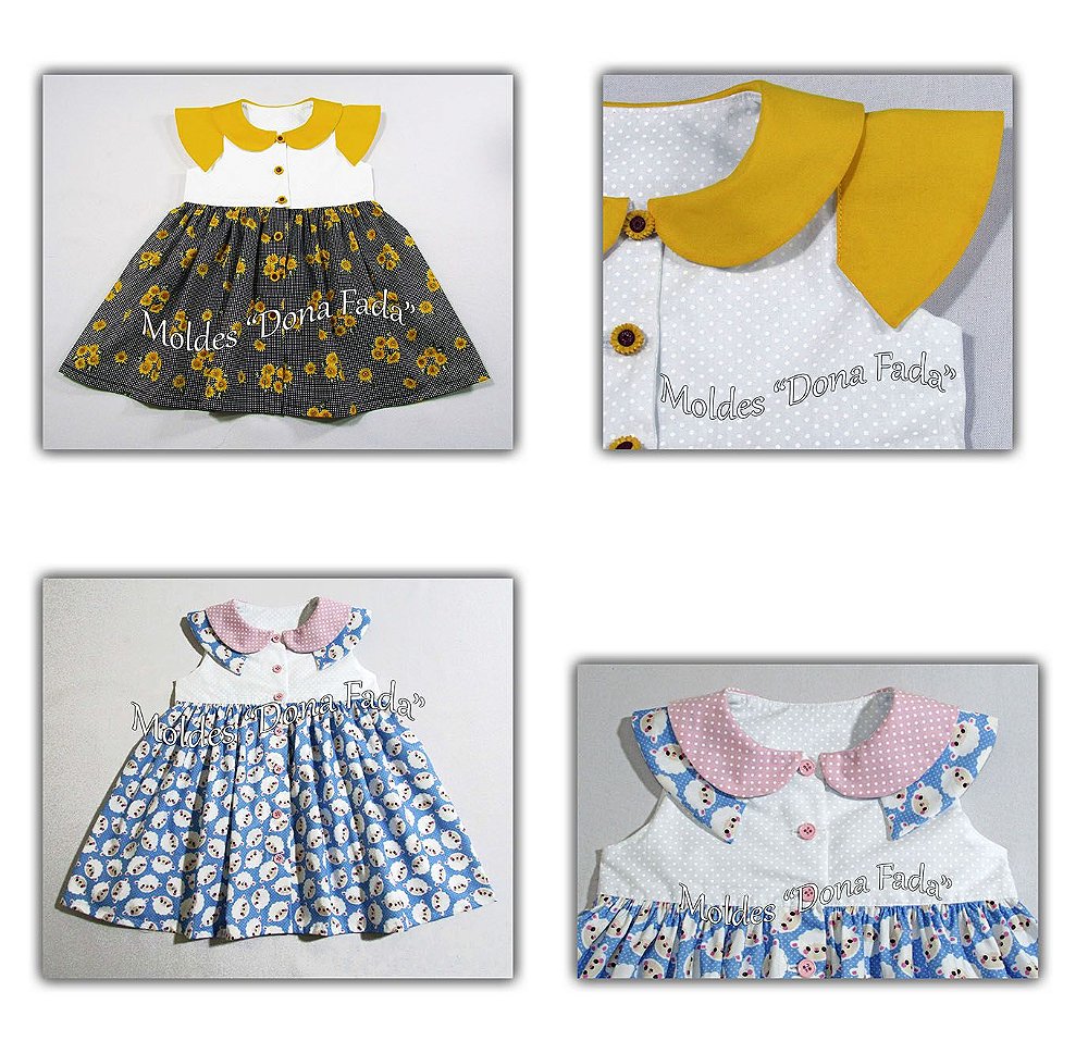 ALINE - VESTIDO DE BEBÊ - 3 MESES A 2 ANOS - MOLDE DIGITAL - Renata Levy ALINE - VESTIDO DE BEBÊ - 3 MESES A 2 ANOS - MOLDE DIGITAL - Renata Levy