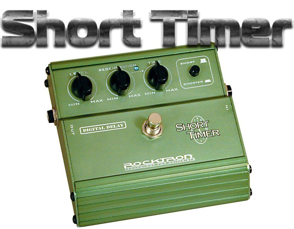 PEDAL DELAY SHORT TIMER ROCKTRON Audiodriver Instrumentos Musicais