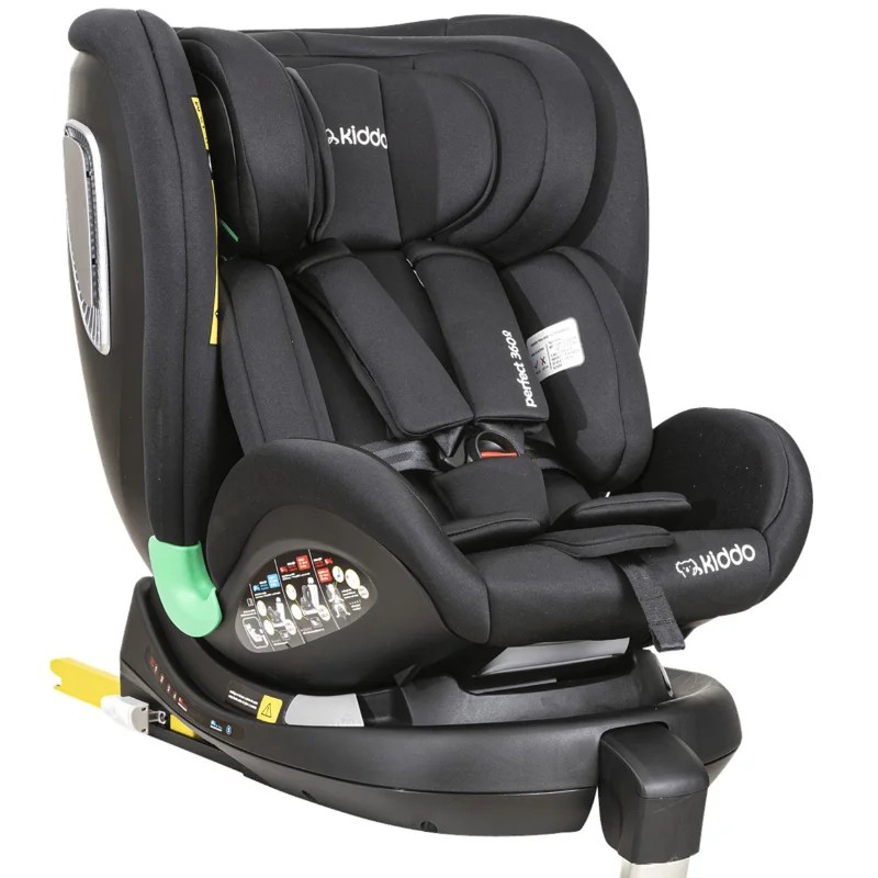 Cadeira para Auto 360 Isofix 0-36Kg Perfect Preto - Kiddo - Tutti Amore - A  melhor loja para o seu bebê