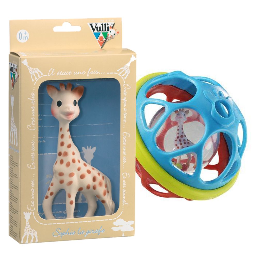 Mordedor Girafa Sophie + Softball Sophie - Vulli - Tutti Amore - A melhor  loja para o seu bebê