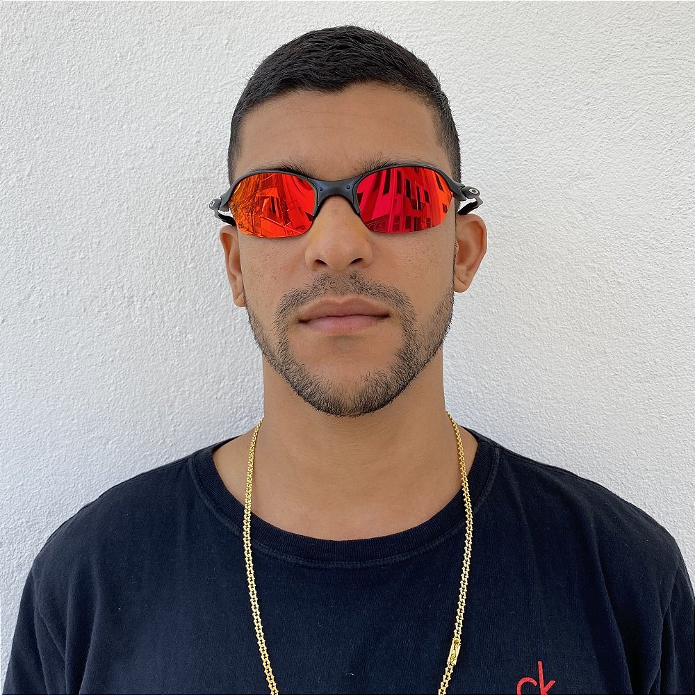 Óculos de Sol Oakley Romeo 2 X Metal Lente Vermelha - Loja Vip Closet |  Roupas e acessórios masculino