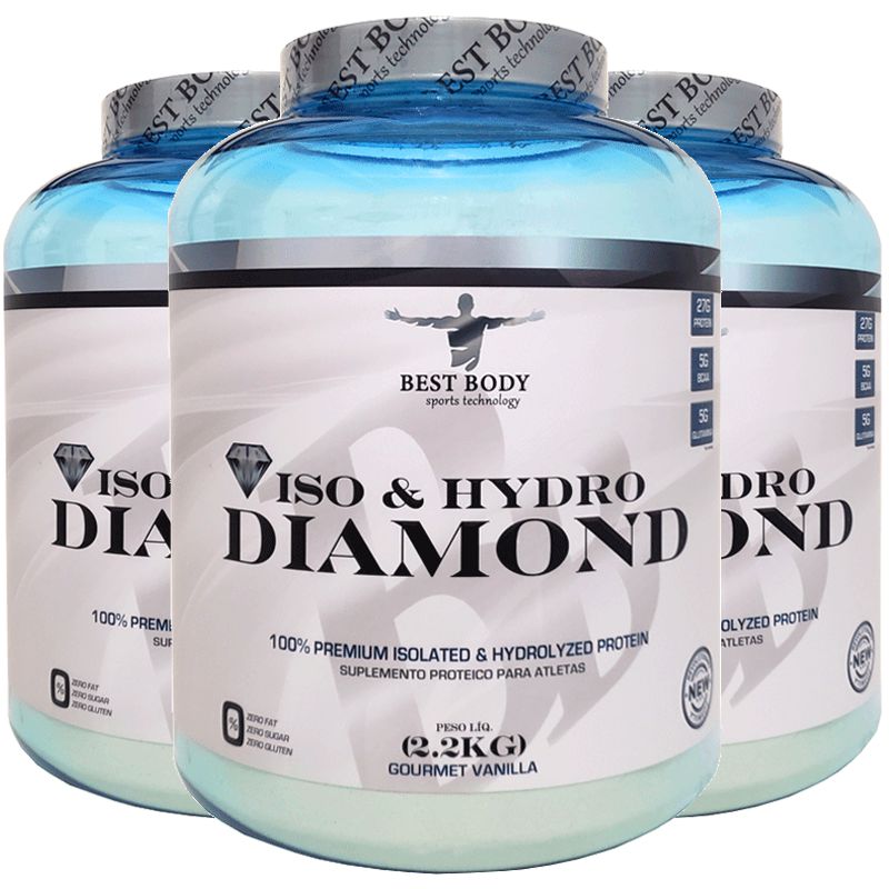 Iso & Hydro Diamond ( 2.2KG Isolada e Hidrolisada ) Best Body Sports