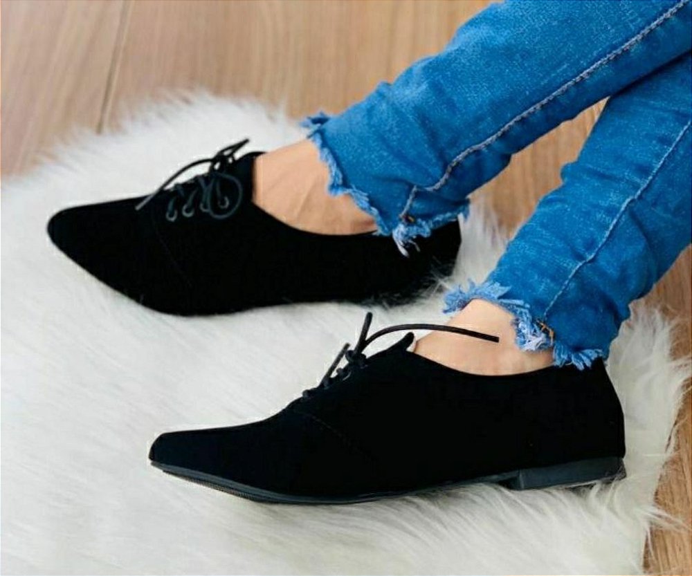 tenis bico fino - dallu moda