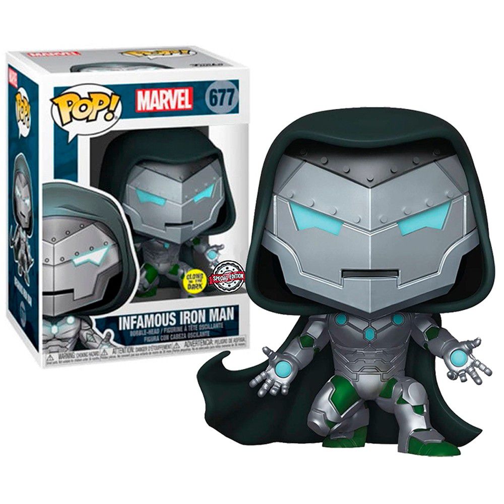 Funko Pop! Marvel Infamous Iron Man 677 Loja Fun Geek Presentes criativos