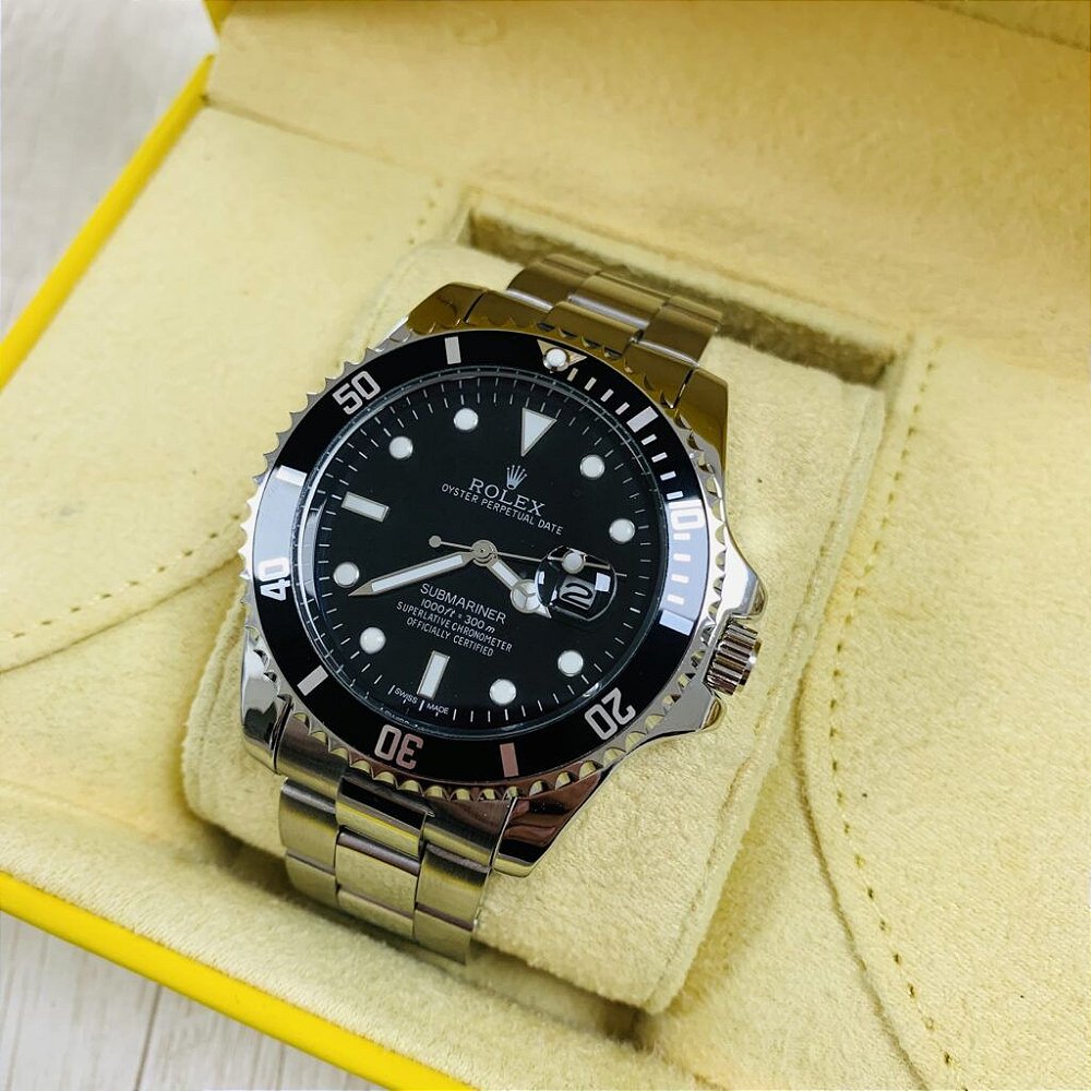 rolex preto