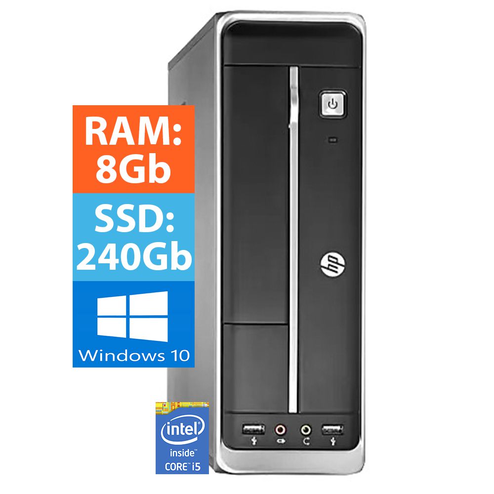 Desktop HP - Core i5 - 4° Geração - SSD 1200Gb - 8Gb de Ram - Canal Eletro
