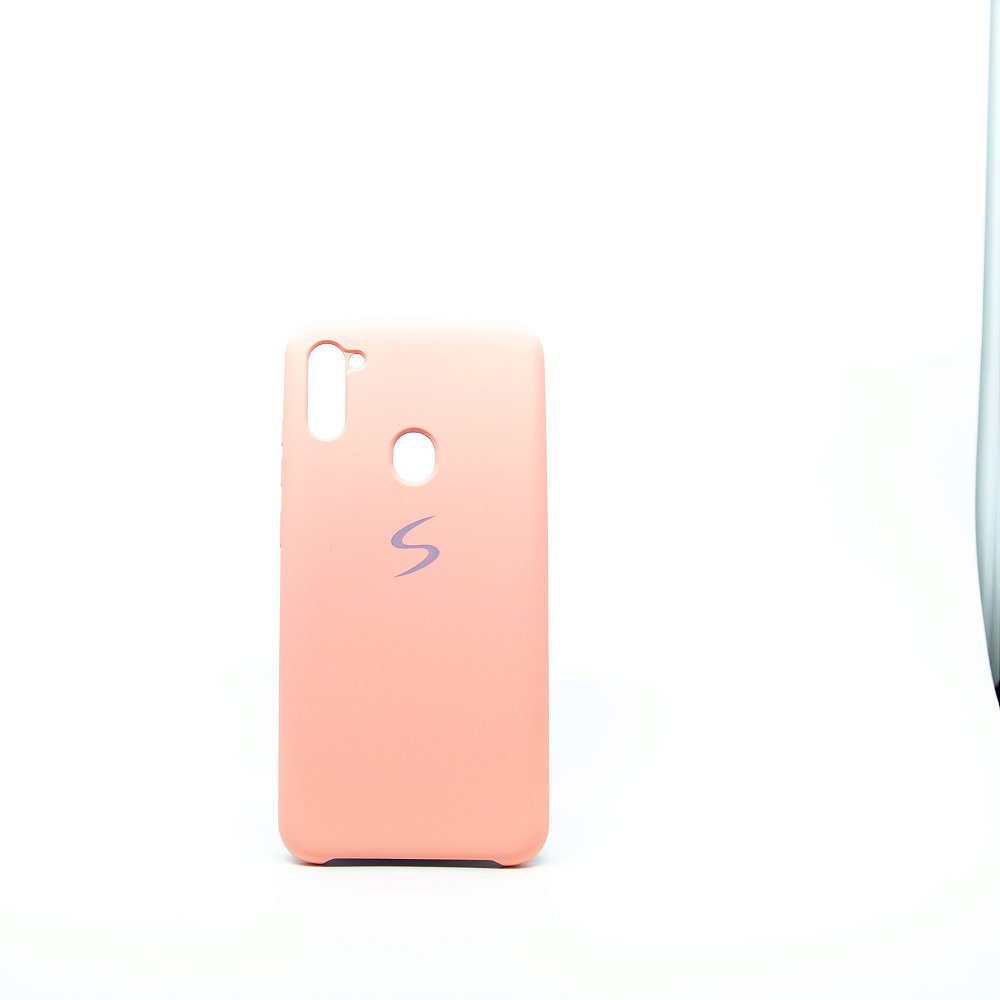 Capa Capinha Case Smartphone Samsung A11 Silicone Coral - MT SERVICE