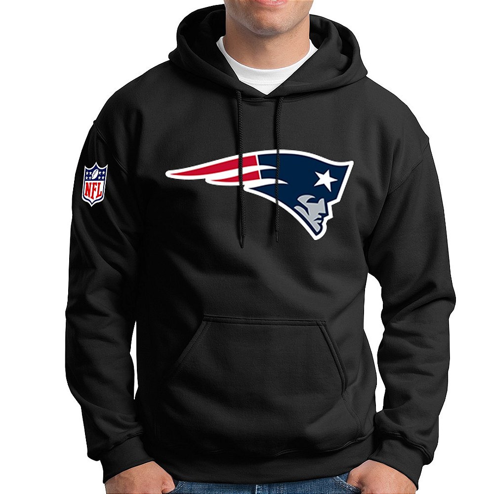 Moletom NFL Futebol Americano Patriots Blusa De Frio Casaco - Drop Renzo