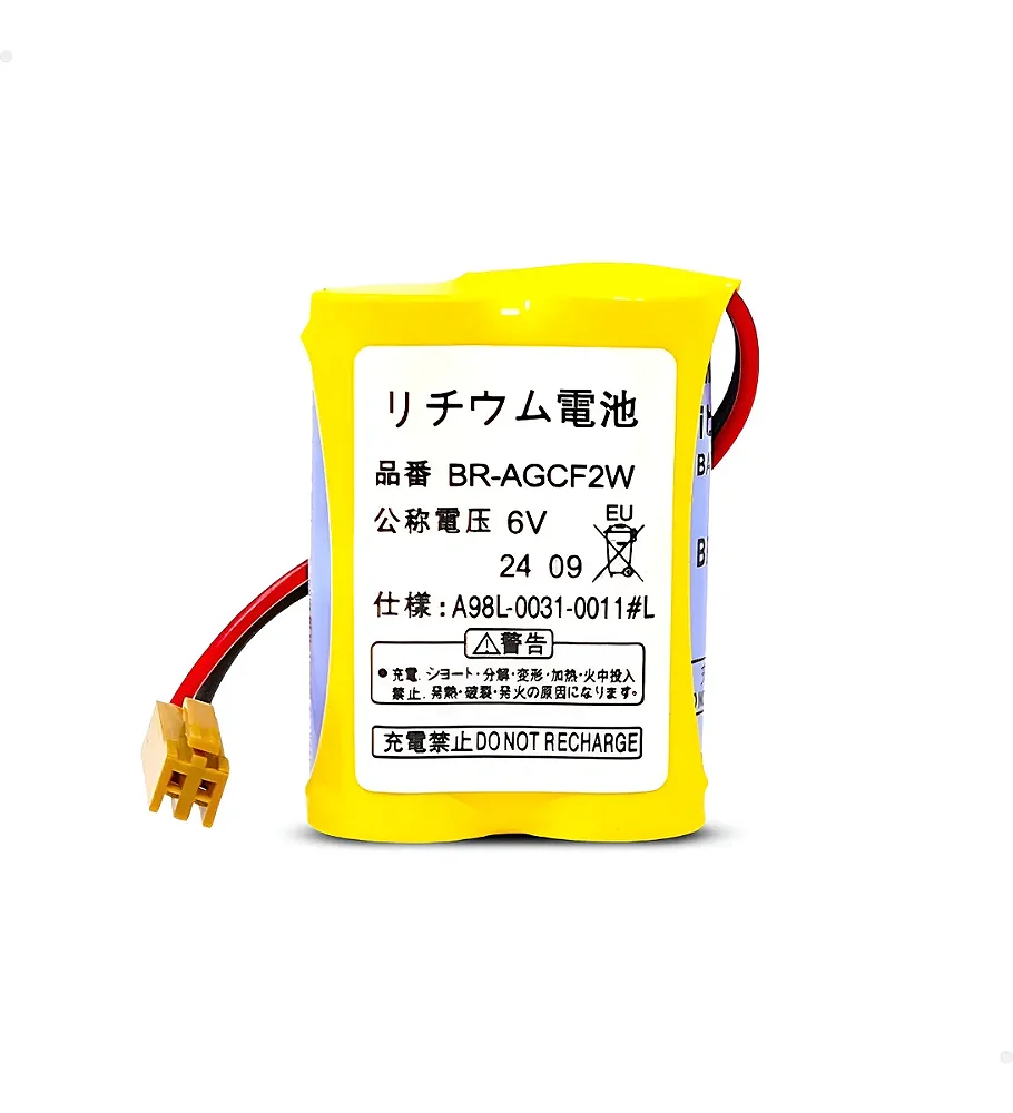 Bateria Cnc Fanuc Br-agcf2w 6v - 2 pilhas - NADEL CNC Automação