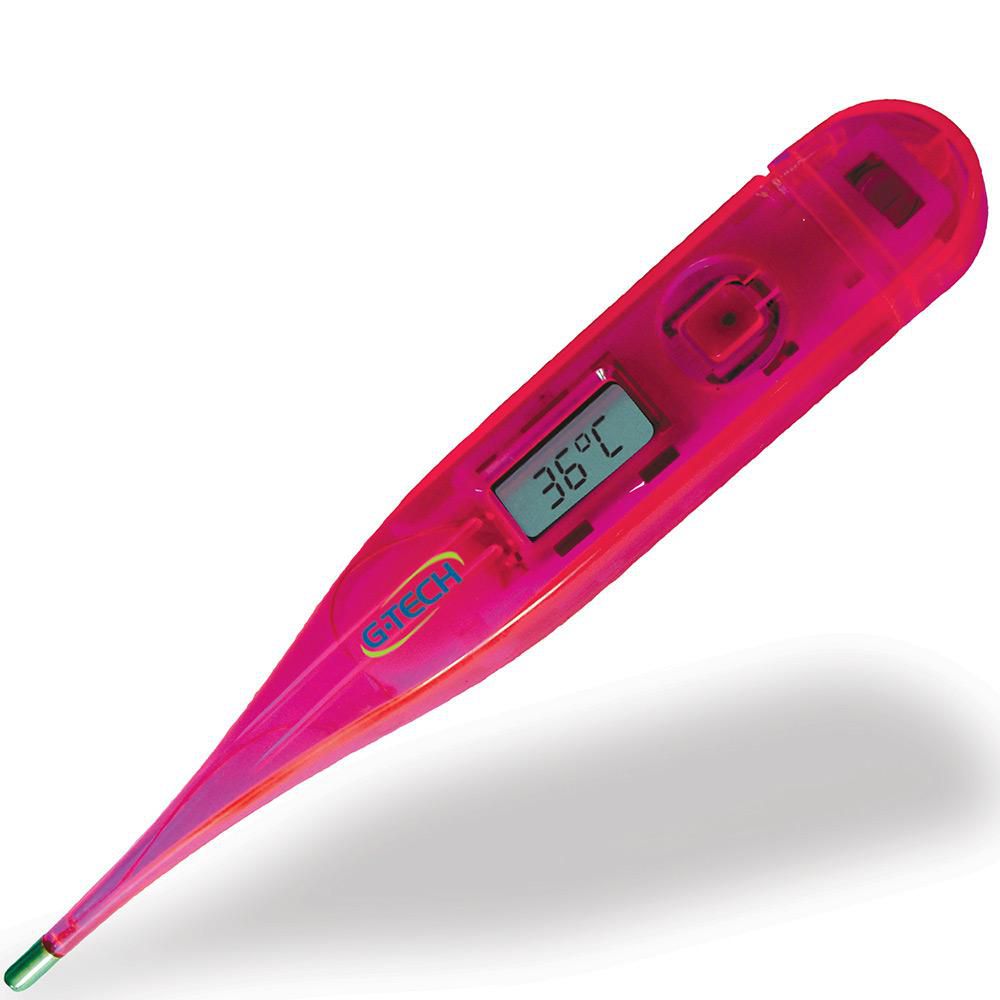 TERMOMETRO CLINICO DIGITAL G-TECH MODELO TH 150 ROSA C/ SELO - RentMed