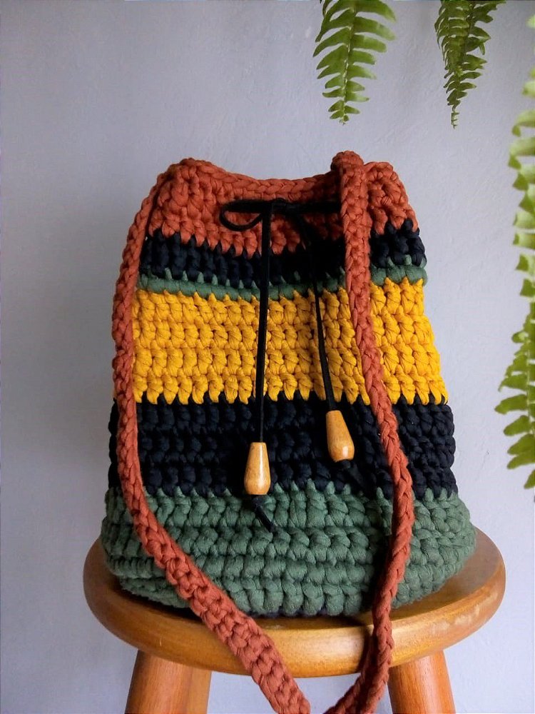 crochet bucket bolsas patterns