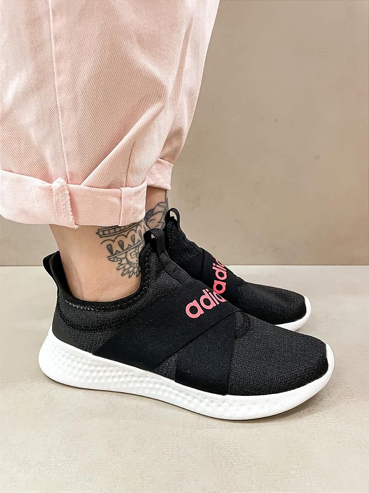 adidas slip preto feminino