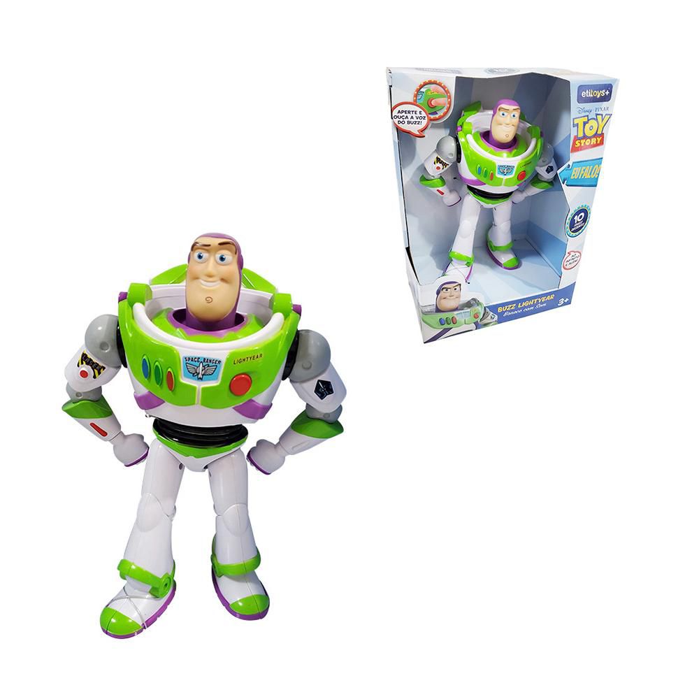 Boneco De Brinquedo Infantil Toy Story Buzz Lightyear Tudofer Distribuidora