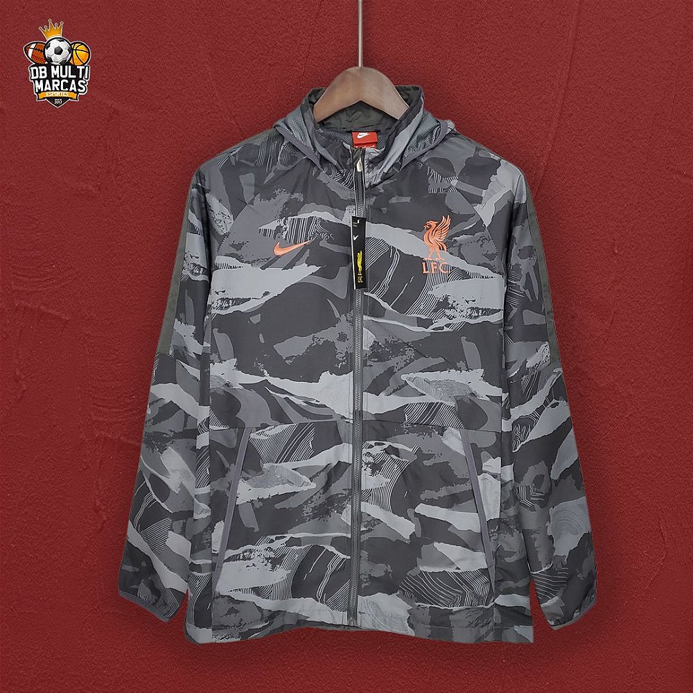 corta vento adidas camuflado vermelho