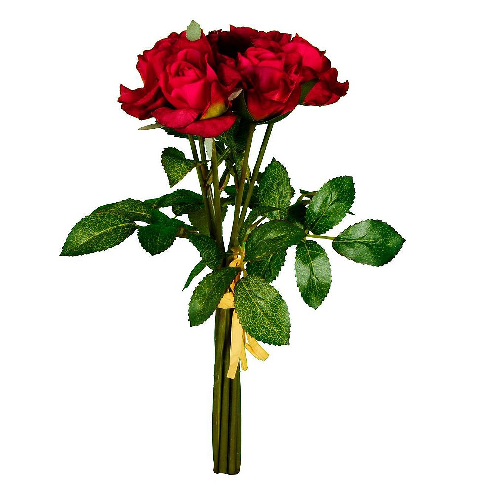 Flores Artificiais - Buquê De Rosas Vermelhas - Florae
