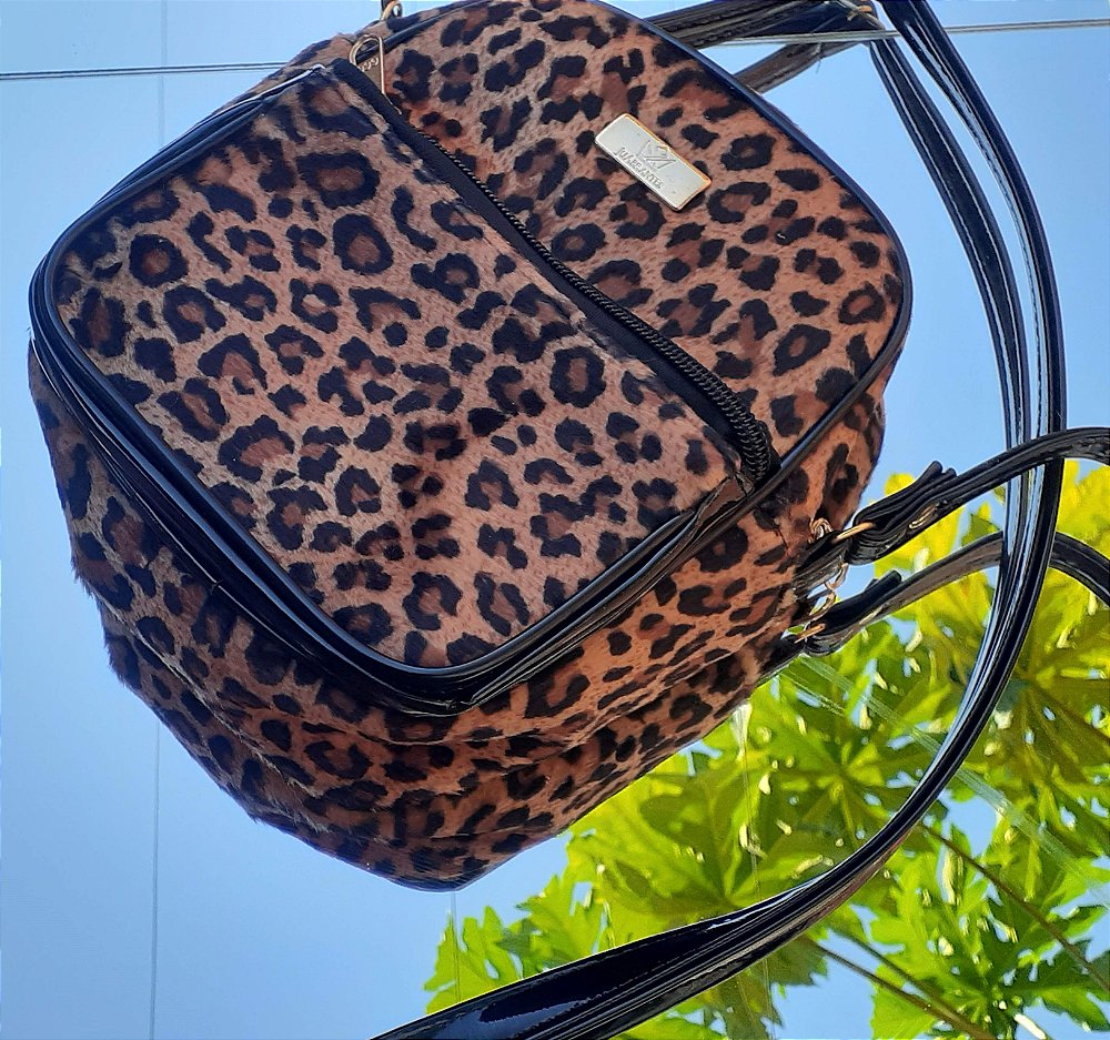 shoulder bolsa leopard print