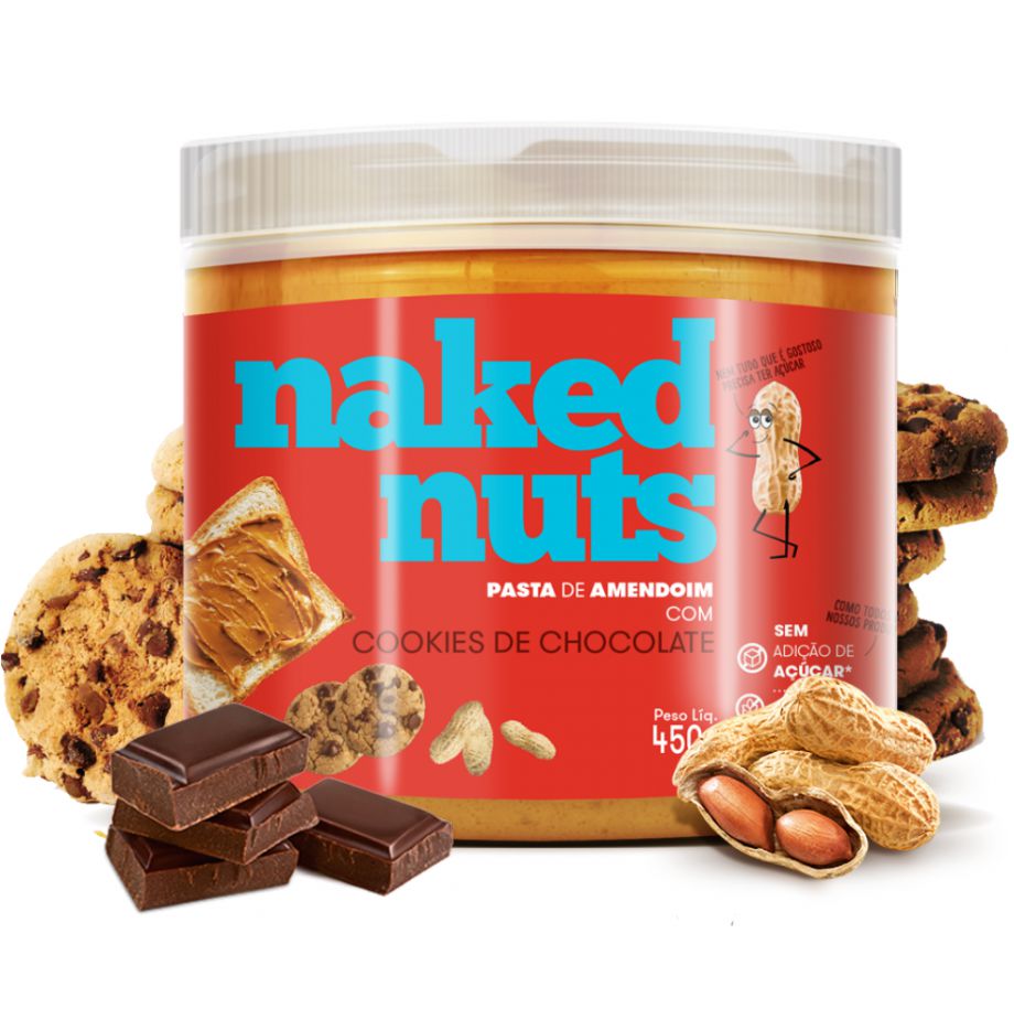 Naked Nuts Pasta de Amendoim com Cookies de Chocolate - Beleza do Campo |  Cosméticos Naturais, Orgânicos, Veganos