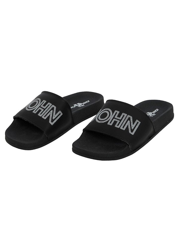 Chinelo Slide John John Gym Black Masculino - Dom Store Multimarcas  Vestuário Calçados Acessórios