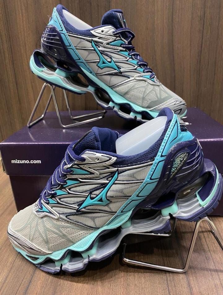 E Azul Pro Cinza E Verde E Verde água Tenis Da Mizuno Pro Mizuno