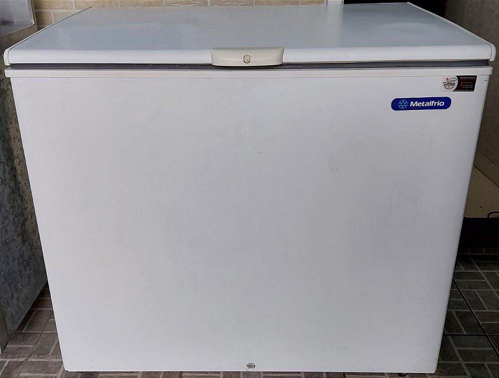 Freezer Horizontal 293L 1 Porta [Usado] Metalfrio DA302 Ilha das