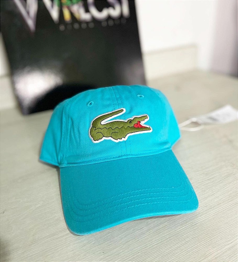 Boné Lacoste big croc azul BB - VNLCST STORE