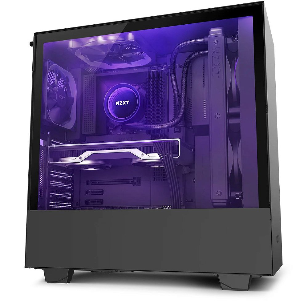 Gabinete NZXT H510i RGB, Preto, Mid-Tower, Vidro lateral... - Tertz ...