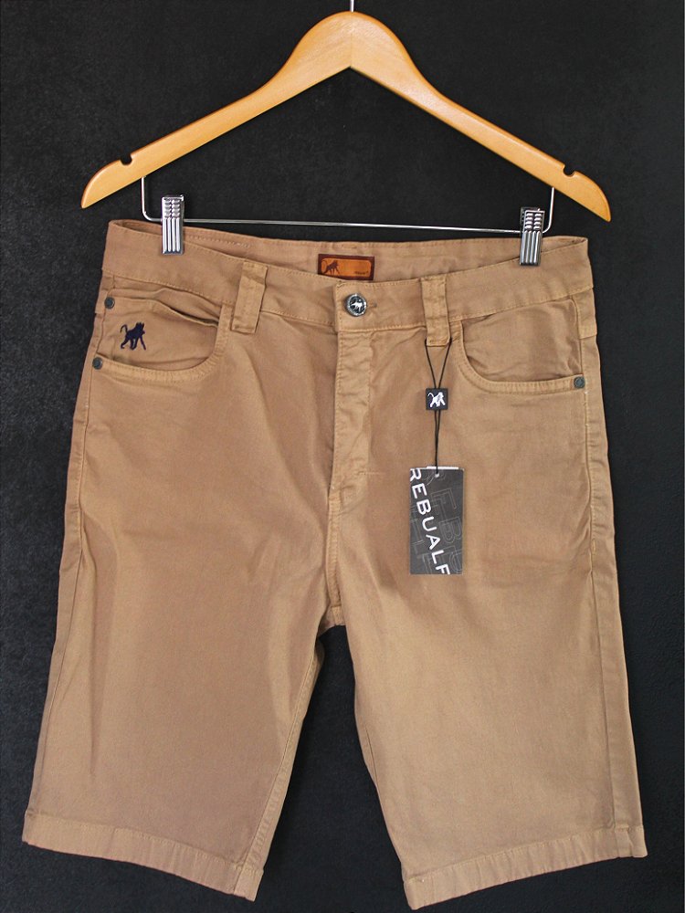 Bermuda Jeans - Bege - Rebualf - Patriarcas