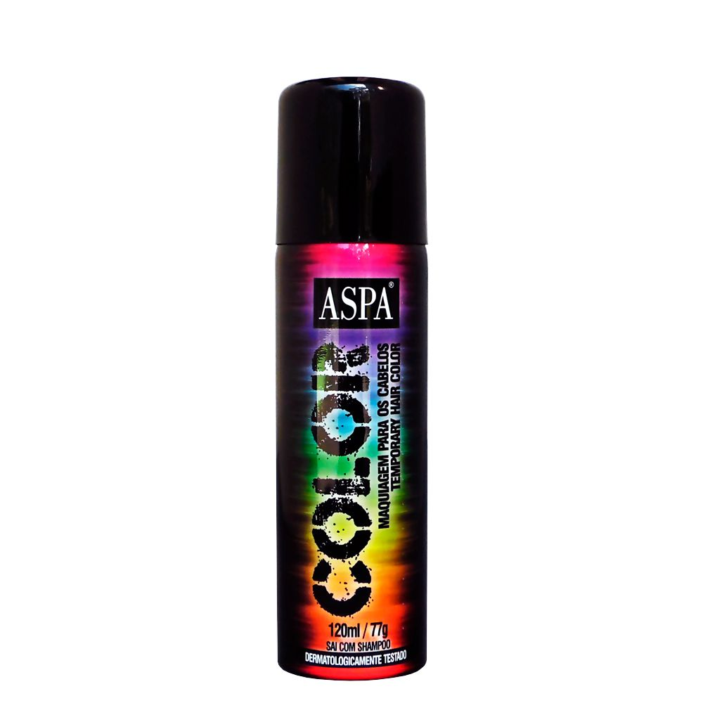 Spray Colorido Para Cabelos - Aspa Color - Aspa Cosméticos