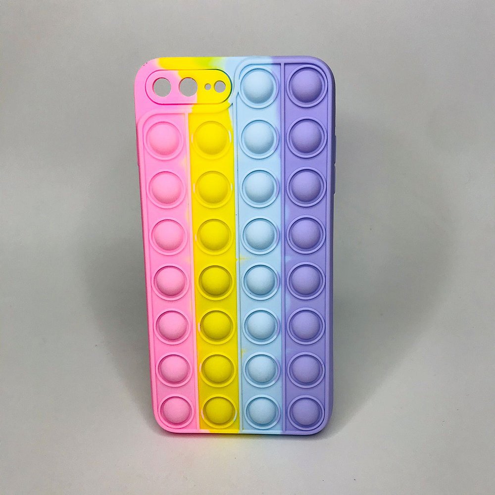 Capa Capinha Case Arco-íris Colorida iPhone 6 7 8 Plus X 11 - My Blog