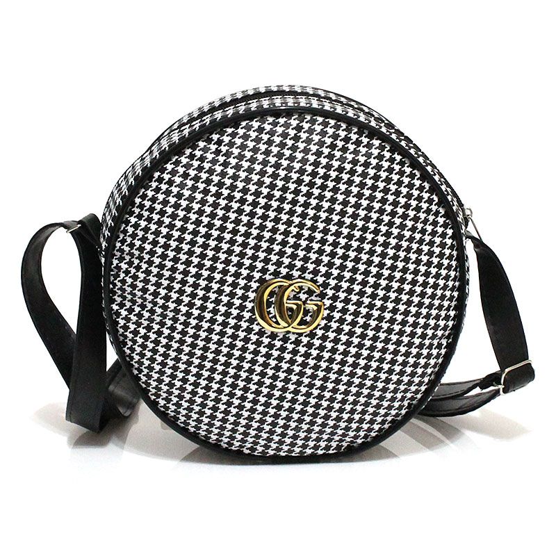 gucci white circle bolsa