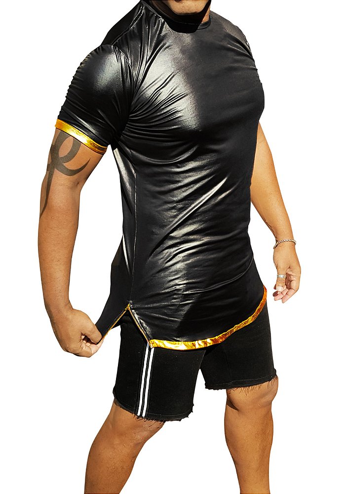 Camiseta cirre masculina Clearance