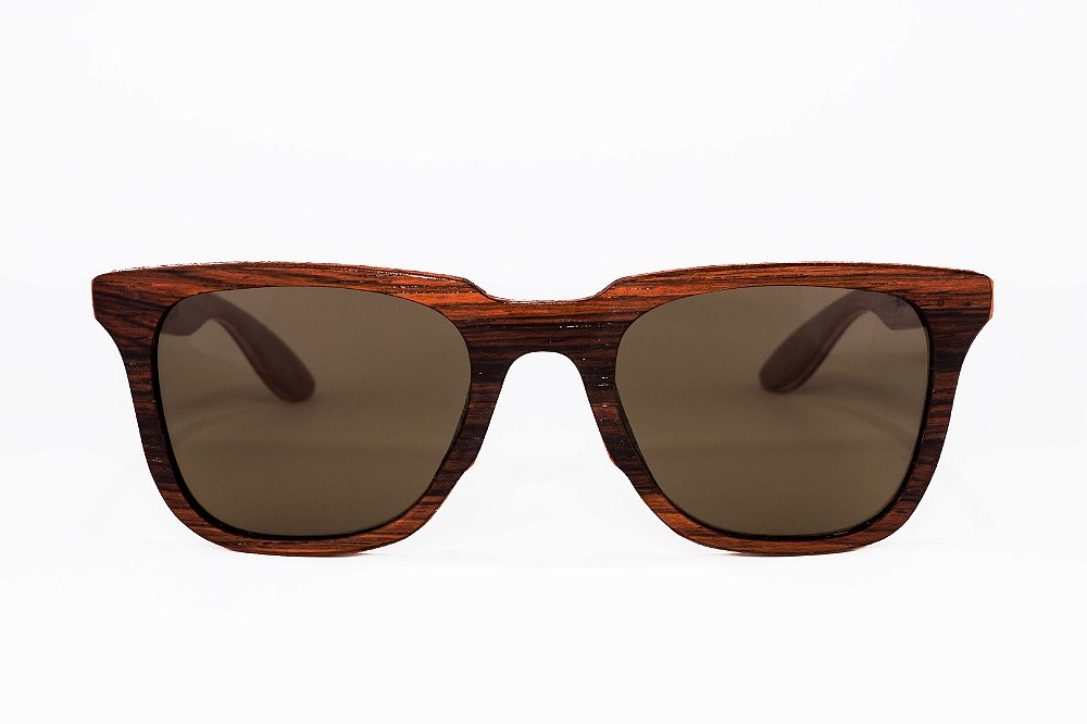 Óculos de madeira masculino Hiva - Sunset Wood