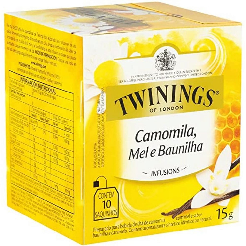 Chá Twinings Camomila, Mel E Baunilha Em Sachê 15 G 10 U - 041 STORE