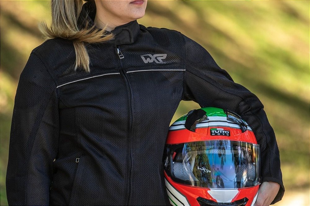 Jaqueta Wxr Super Vent Verão C/ Proteção Moto Feminina - Shield Motors