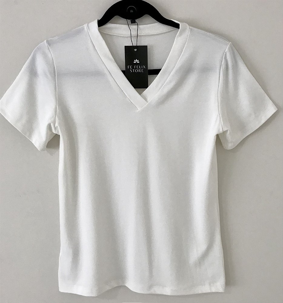 off white v neck t shirt