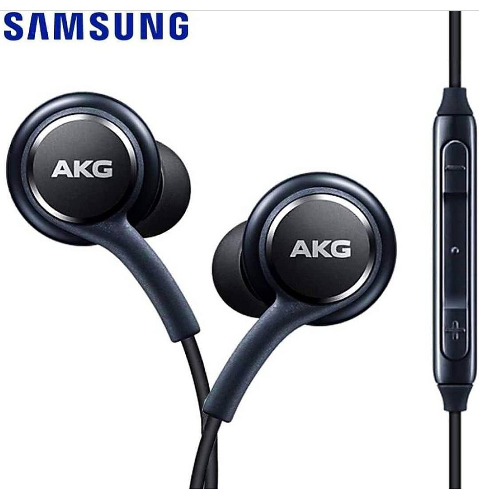 Fone De Ouvido Akg Original Samsung Preto - Taca Celulares Xiaomi