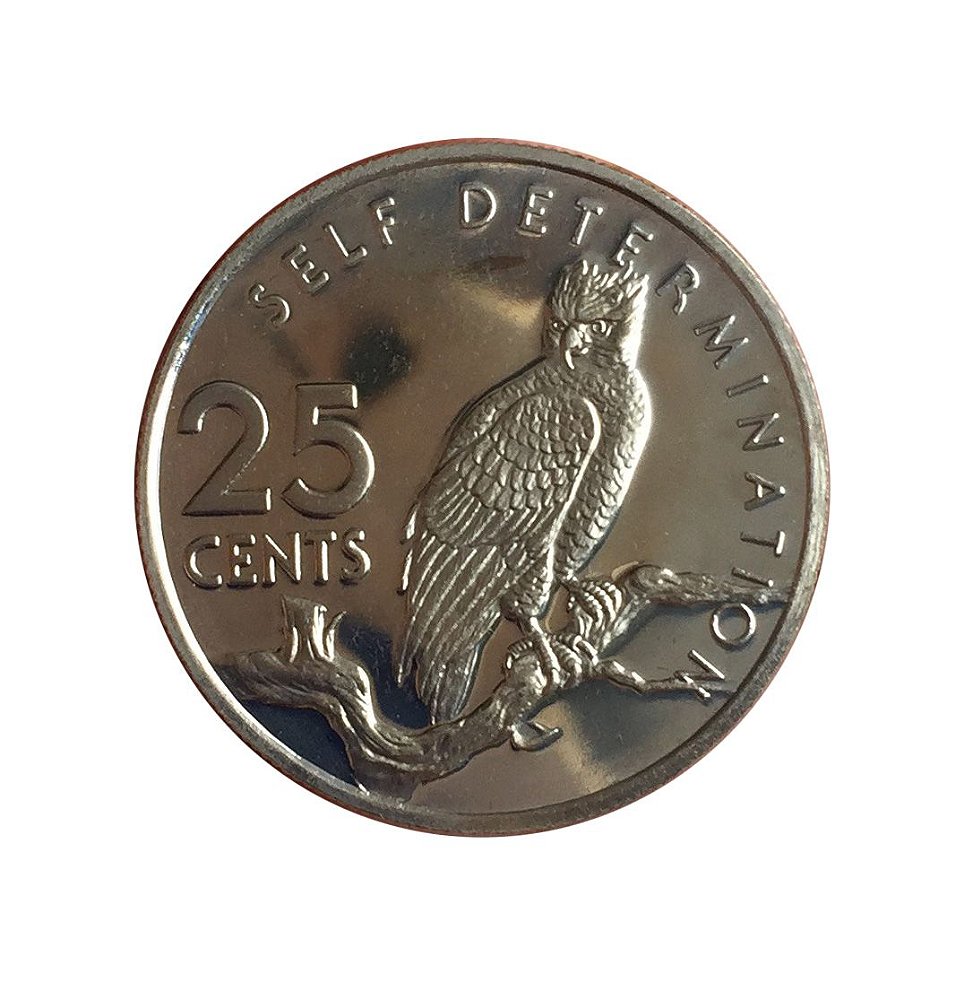 Numismática. Moeda de Cuproníquel da Guiana 25 Cents 1976 Numismática Trato Feito cédulas e Numismática. Moeda de Cuproníquel da Guiana 25 Cents 1976 Numismática Trato Feito cédulas e