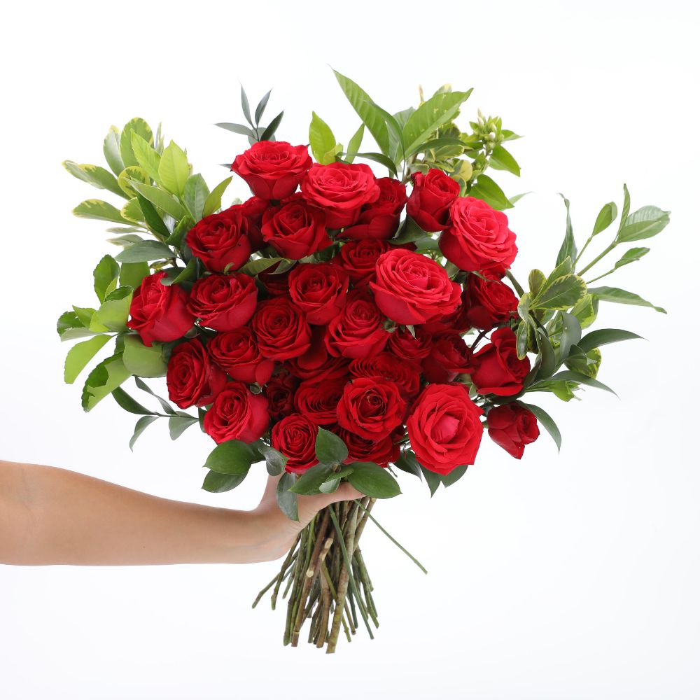 Buquê de Rosas Vermelhas - Oferta de Rosa Vermelha e Mais
